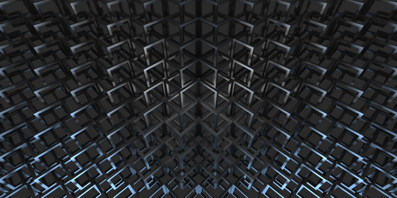 3D obraz cuber grid #0