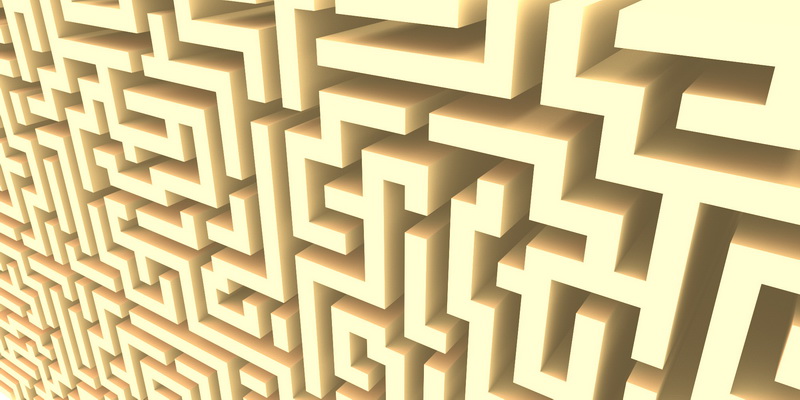 3D motiv labyrinth #0