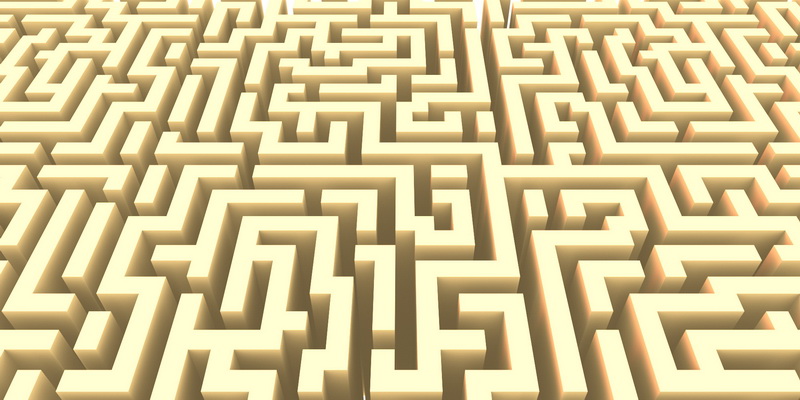 3D motiv labyrinth #1