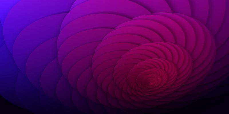 3D obraz mandala spiral #7