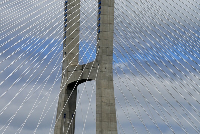 3D město mesta most vasco da gama lisabon 