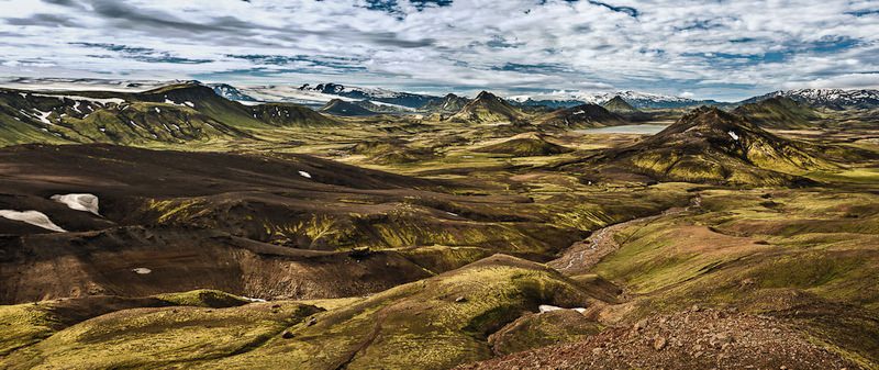 3D příroda islandské panorama #0
