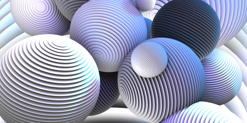 3D obraz sliced sphere #9