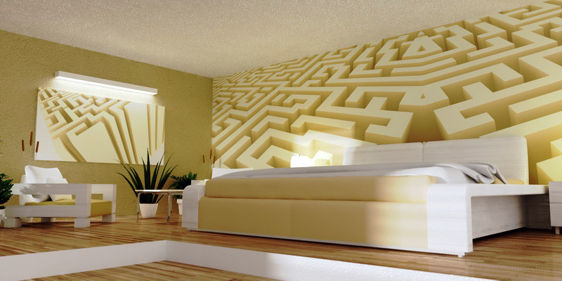 3D Ukázka tapety labyrinth 