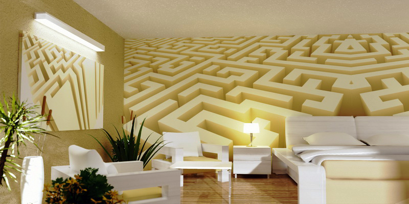 3D Ukázka tapety labyrinth #1