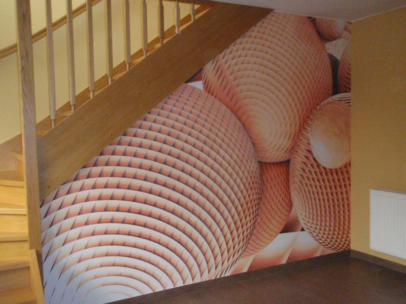 3D Ukázka tapety schodiště #1